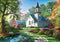 Buffalo Games - Dominic Davison - 500 Piece Jigsaw Puzzle for Adults - Little White Chapel - Finished Size 21.25 x 15.00