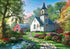 Buffalo Games - Dominic Davison - 500 Piece Jigsaw Puzzle for Adults - Little White Chapel - Finished Size 21.25 x 15.00