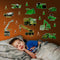 Glow in The Dark Construction Wall Stickers – 10 Large Bright Decals for Bedroom Walls & Ceilings – Best for Bedtime