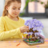 Cherry Blossom Bonsai Tree Mini Building Set, Japanese Sakura Tree House Model for Adults and Kids (2200PCS)