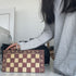 3-in-1 Chess Backgammon Checkers Set - 11 inch Wooden Board Game with Folding Carrying Case for Travel