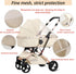 LABRUSID 2 Pack Universal Mosquito Net for Strollers - Breathable Insect Netting Protection for Babies, Fine Mesh Bug