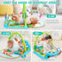 UMIKU Tummy 0-3 6 9 12 Baby Gym Play Mats Baby Time Mat Musical Activity Center for Newborn Infant Piano Babies Play