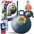 Marvel Avengers Hopper Ball Bundle - Includes 15" Hopper Ball, Avengers Stickers, and Additional Door Hanger for Boys
