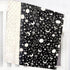 Baby Blanket for Boys Girls, Black Moon Star Minky Double Layer Receiving Blanket with Dotted Backing, 30x40 Inch