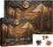 Larkipuzz 3D Mountain Forest Puzzles for Adults 1000 Pieces, Challenging Nature Plant Tree