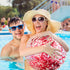 20 Pcs Inflatable Glitter Beach Ball, 24 Inch and 16 Inch Clear Beach Balls for Kids Adults Outdoor Summer Birthday