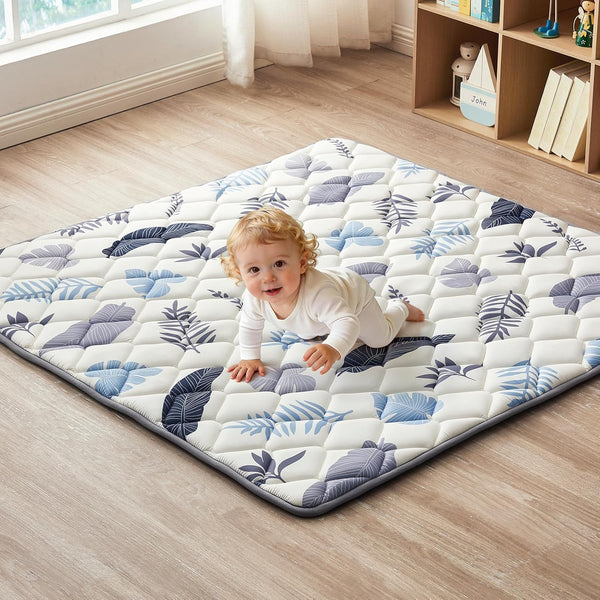 Baby Play Mat, 50x50 Thickened Playpen Mat, Non-Slip Baby Mat for Floor,