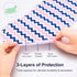 Baby Burp Cloths with Snap Large Size 3 Layers Thicken 100% Cotton Super Absorbent and Soft Baby Spit Up Burping Rags Baby Burp Cloth Set for Boys 6 Pack