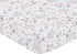 Sweet Jojo Designs Fitted Baby Jersey Crib Sheets (Purple/Grey Boho Floral) for Girls, Infant Nursery, Toddler Room