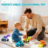Snugzy 1-3,4 Set,Infant 12-18 Press to Go Car Toys for Toddler PCS Push Go Dinosaur Racing Car Playing Vehicle
