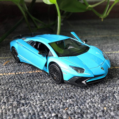 1/36 Scale Aventador LP700-4 Casting Car Model, Zinc Alloy Toy for Kids, Pull Back Vehicle Gift