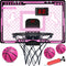 Mini Indoor Basketball Hoop with LED Light & Electronic Scoreboard, Over The Door Unicorn Toy Gifts for Kids