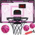 Mini Indoor Basketball Hoop with LED Light & Electronic Scoreboard, Over The Door Unicorn Toy Gifts for Kids