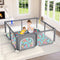 Dripex Baby Playpen, 47"x47" Small Playpen for Babies, Enhanced Safety Baby Play