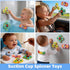 6 1 6 12 Plunack in Baby Toys to Months, Montessori Toy Infant Teething Babies Toy Stacking Blocks Rings Pull String