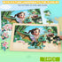 MAX JHQIQU 4 Sets Set 24 3-5, 4-6, 3 4 5 6 of Wooden Puzzles, Each has Pieces, Including Castle Unicorn Princess