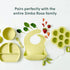 (6 Pack)- 6 Simka Rose Silicone Baby Spoons Self Feeding First Stage Infant Spoons for Babies & Toddlers- Baby Led