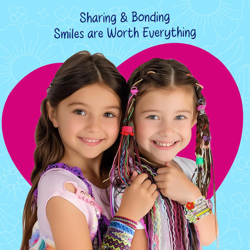 6 7 8 9 10 11 12 8-12 Bracelet Making Kit for Girls - Friendship Bracelet Kit - Easter Gifts for Ages Year Old Girl