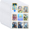 60 Pack 1080 Pockets Binder Card Sleeves Double-Sided 9 Pocket Trading Card