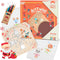 ArtTwist Drawing Stencils Kit for Kids – Rotating Wooden Spin Art with 6 Colored Pencils and 5 White Papers