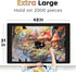 2000 48 31 6 Lwoeo Jigsaw Puzzle Mat Roll Up Pieces, Black x Smooth Top Saver Pad, Large Rubber Puzzel Matt Rollup