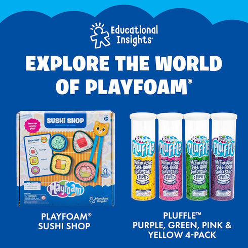 Pack (20 3+ Educational Insights Playfoam Party Pods) - Sensory Toys & Squishy Fidget Toys for Kids, Squishy Foam