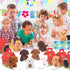 12 HAPGFS Pcs Mini Plush Puppy Stuffed Dogs with Keychain, Adopt A Pet Dog Party Favors Goodie Bags, Animals Bulk Gift