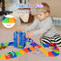 Tracks Cars Magic, Light Up Toy Race Cars, Glow in The Dark Gifts for Kids with LED Flashing Light