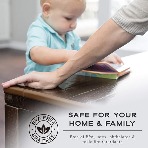 Bebe Earth Baby Proofing Edge and Corner Guard Protector Set, 16 Corners for Child Proof Furniture