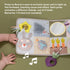 13 3D Taf Toys Newborns & Toddlers Busy Board with Music & Lights Montessori Activities Baby Safe Mirror, Activities