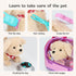 Sotodik Set Set-Walking Pet Care Play Electric Vet Play ,Barking,Tail Wagging Little Plush Dog Grooming Toys with Puppy