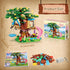 Set 731PCS Hammock, 6-12 Treehouse Building Compatible with Friends, Girls Forest Tree House Building Kit Toys with LED