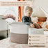 21.7" 21.7" 13.8"-Storage INDRESSME XXXLarge Blanket Basket for Living Room x x Basket with Handle for Organizing Toy