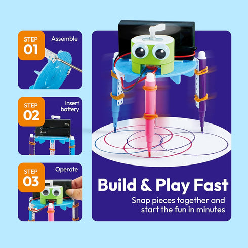 6 1 8-13, Klever Kits in Electric Robot Kits, Make Your Own Stem Toys for Ages Stem Activities Educational Science Kits