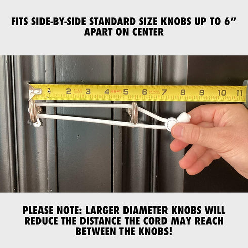 KisCords Baby Safety Cabinet Locks for Knobs Child Safety Cabinet Latches for Home Safety Strap for Baby Proofing