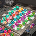 DND Dice Set, 10x7 (70 Pieces) Polyhedral Dice with Large Drawstring Bag for RPG MTG Table Game