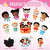 HyDren Basket Plush Baby Dolls, Set of 10 Soft Diversity Dolls 6'' Multicultural Sensory Toys for All Ages