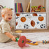 Sweet Jojo Designs Sports Theme Boy Collapsible Toy Storage Box Chest Organizer with Lid Baby Nursery Kids Childrens