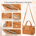 12 Strap,2 Omanmoli Small Diaper Bag,Mini Diaper Bag Tote, Leather Crossbody Diaper Clutch With Pocekts Diaper Purses