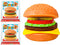 JA-RU Foodie Fusion Play Burger Deluxe Squishy Toy (2 Pack) Smushy Make