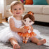 14 Inches Gloveleya Baby Girl Gifts Dolls Soft Plush Toy Ballet Girl Doll Orange with Gift Box