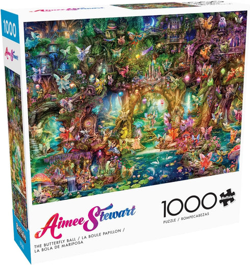 Buffalo Games Aimee Stewart The Butterfly Ball 1000 Piece Jigsaw Puzzle, Perfect for Game Nights