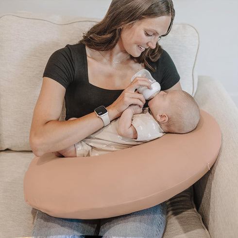 2 Pack Konssy Nursing Pillow Covers, Stretchy and Soft Nursing Cover for Breastfeeding Pillows, Pillow Slipcover