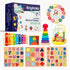 8-in-1 Montessori Wooden Activity Toy for 3 Year Old Boys & Girls