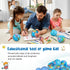 50 Pcs Globe Stress Balls - 3 Inch Mini World Stress Balls for Educational Classroom Party Favors