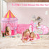 3pc Princess Fairy Tale Kids Play Tent, Cube Crawl Tunnel, Ball Pit for Toddlers Indoor Outdoor Playhouse