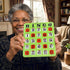 10-Pack GSE Games & Sports Expert Fingertip Shutter Slide Bingo Cards, Reusable Easy-Read Green Jumbo Bingo Game Cards