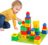 Toddler Building Blocks Stacking Toys for Kids Ages 4-8, Fun House Big Blocks with 10” x 10” Baseplate