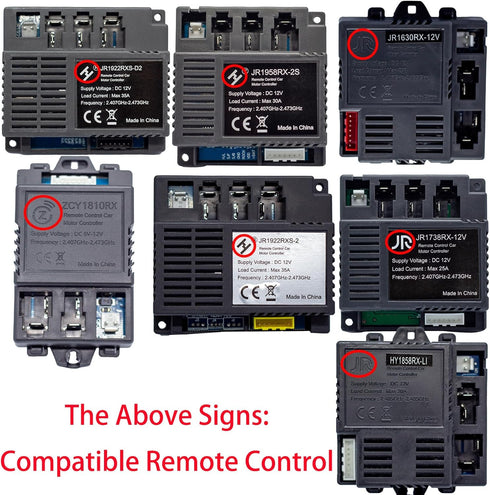 ToiCottage 12V 24V JR1839FCC 2.4ghz HY2025RX-SE-12V JR1922RXS ZCY1810RX JR1930RX-2-24V JR1630RX-12V HY2005RX-RM-24V
